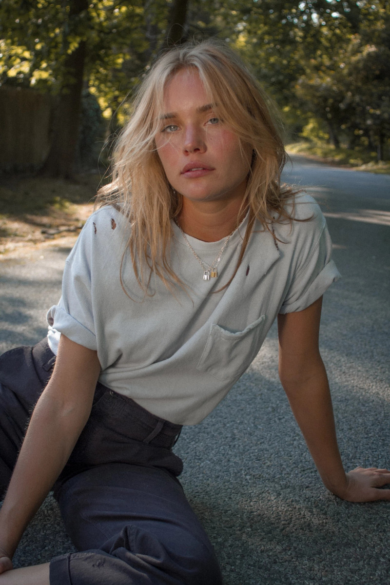 Brooke Perry featured in  the Free People COVID Capsule Shoots  lookbook for Autumn/Winter 2020