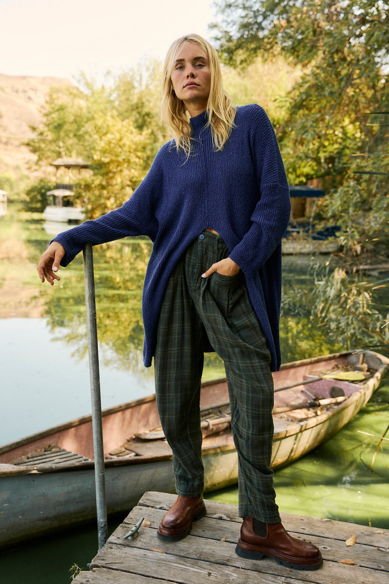 Brooke Perry featured in  the Free People catalogue for Autumn/Winter 2022