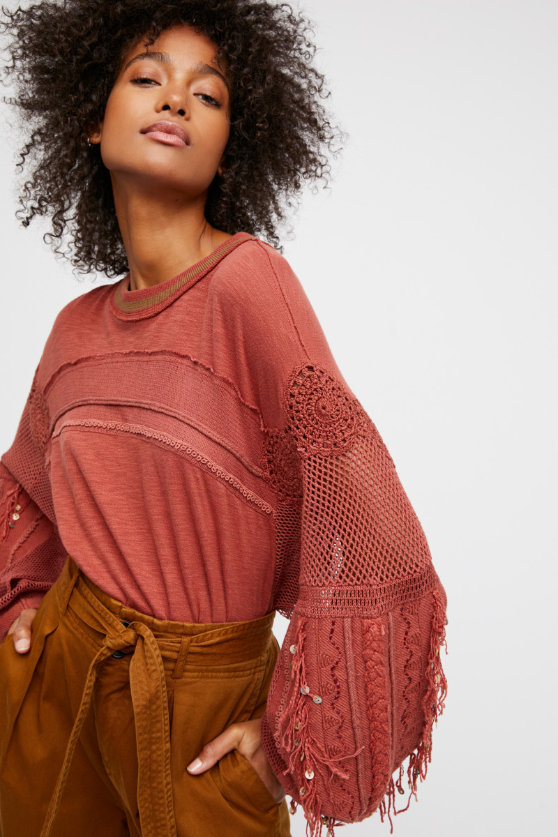 Melie Tiacoh featured in  the Free People catalogue for Spring/Summer 2018