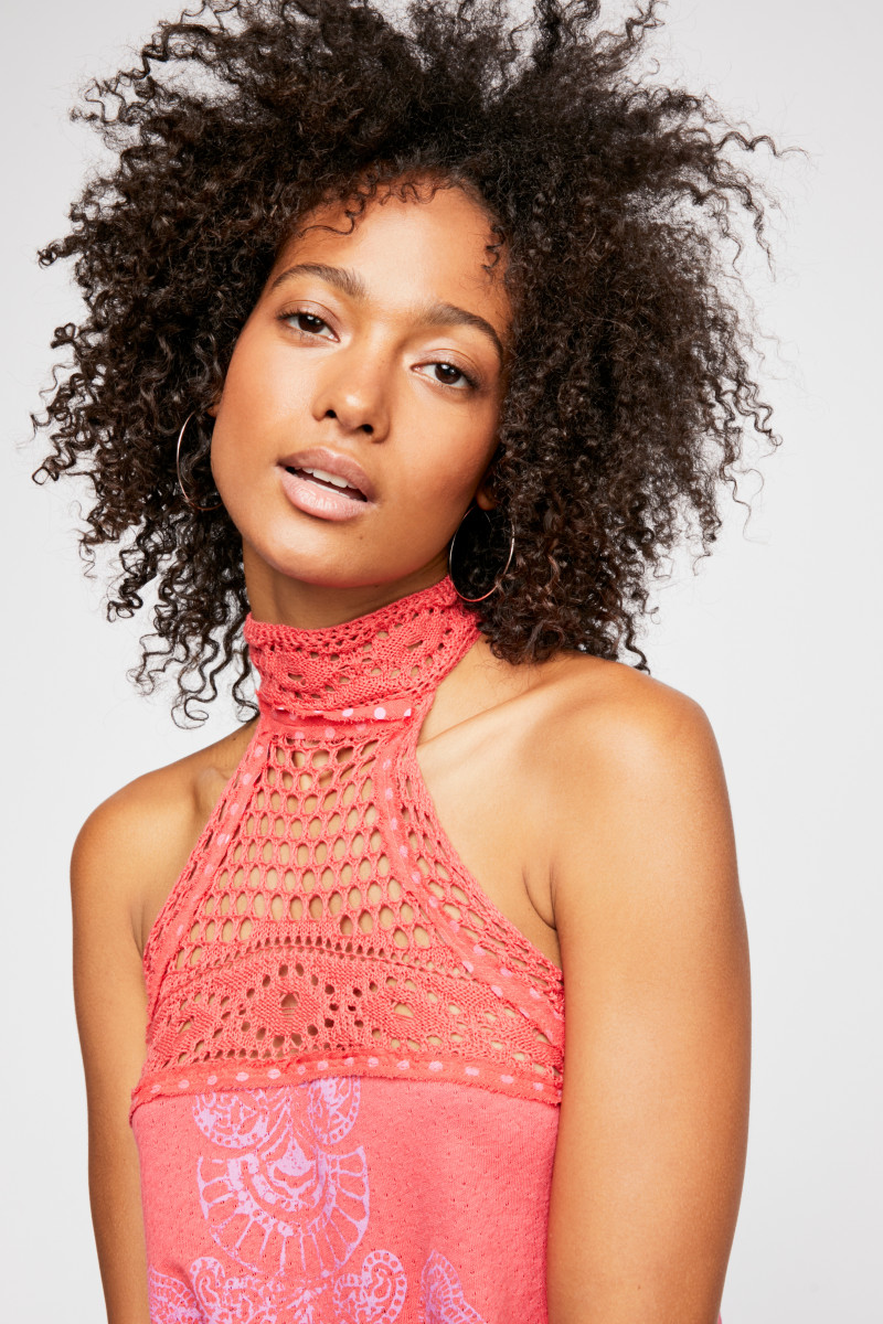 Melie Tiacoh featured in  the Free People catalogue for Spring/Summer 2018