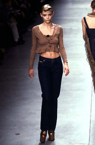 James Jaime King featured in  the Betsey Johnson fashion show for Spring/Summer 1998