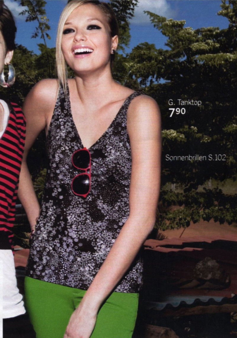 Katsia Domankova featured in  the H&M catalogue for Spring/Summer 2008