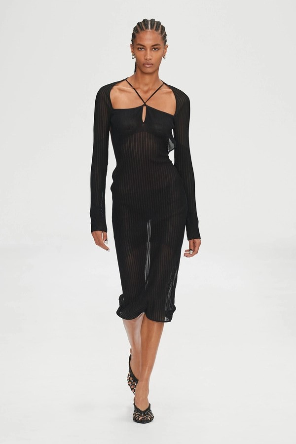 Sacha Quenby featured in  the Nensi Dojaka fashion show for Spring/Summer 2023