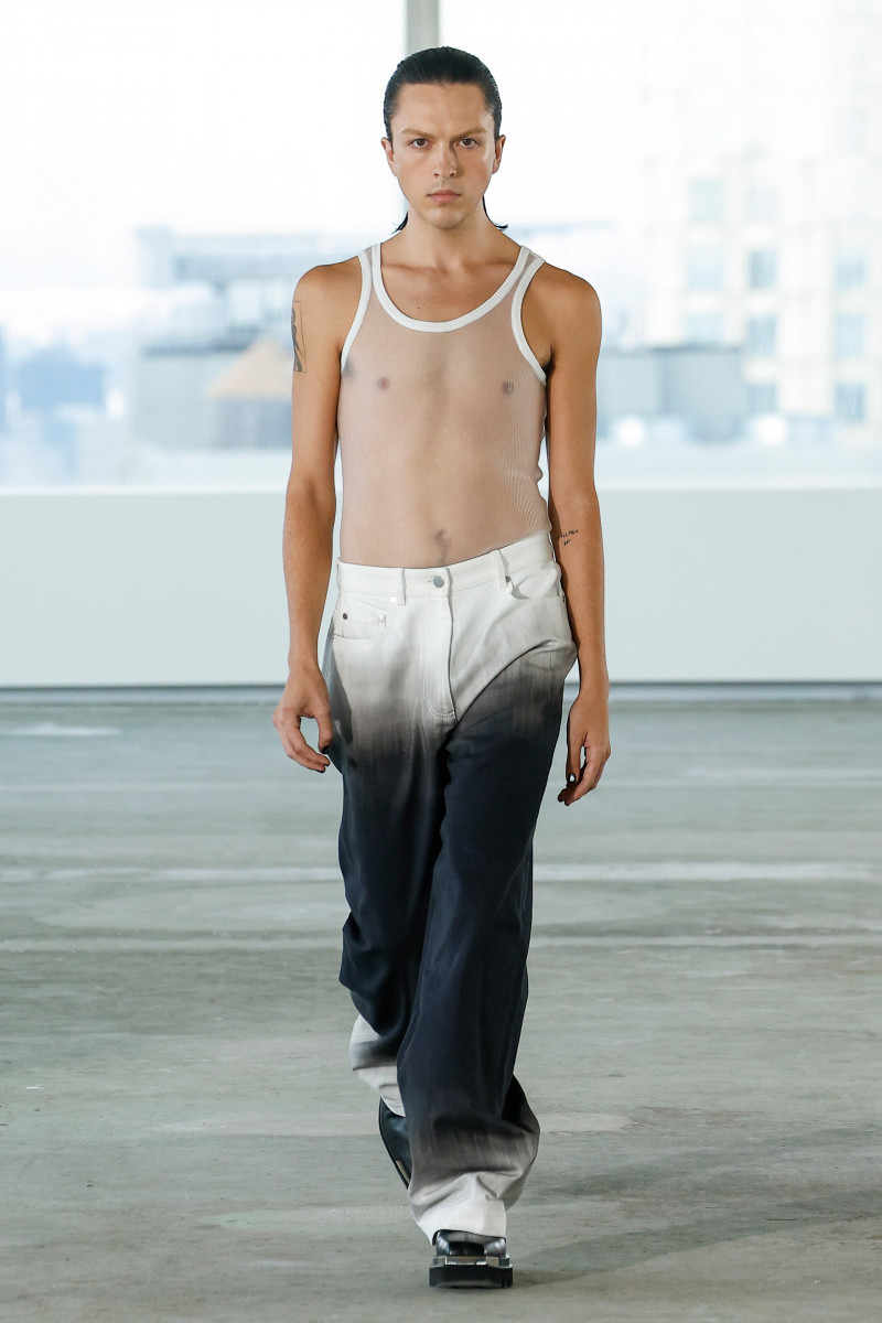 Tyler Omeed Mazaheri featured in  the Peter Do fashion show for Spring/Summer 2023