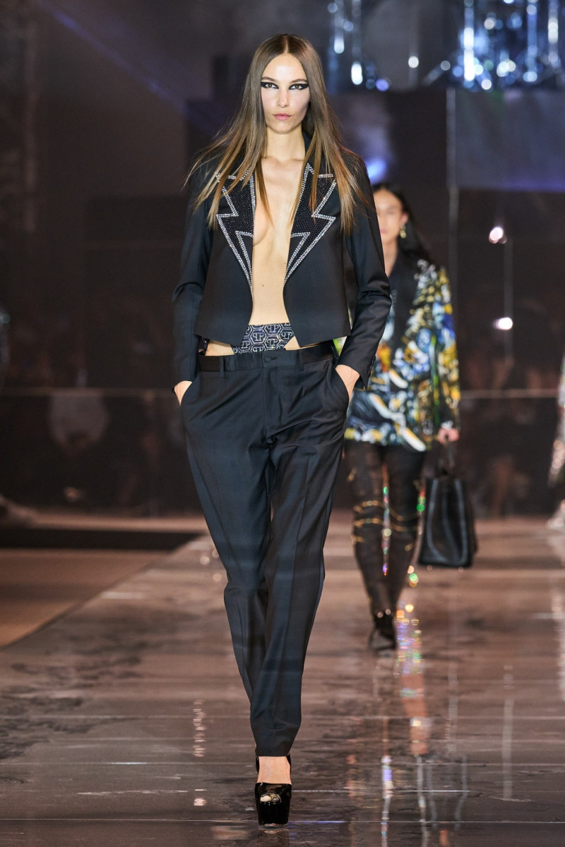 Josephine Adam featured in  the Philipp Plein fashion show for Spring/Summer 2023