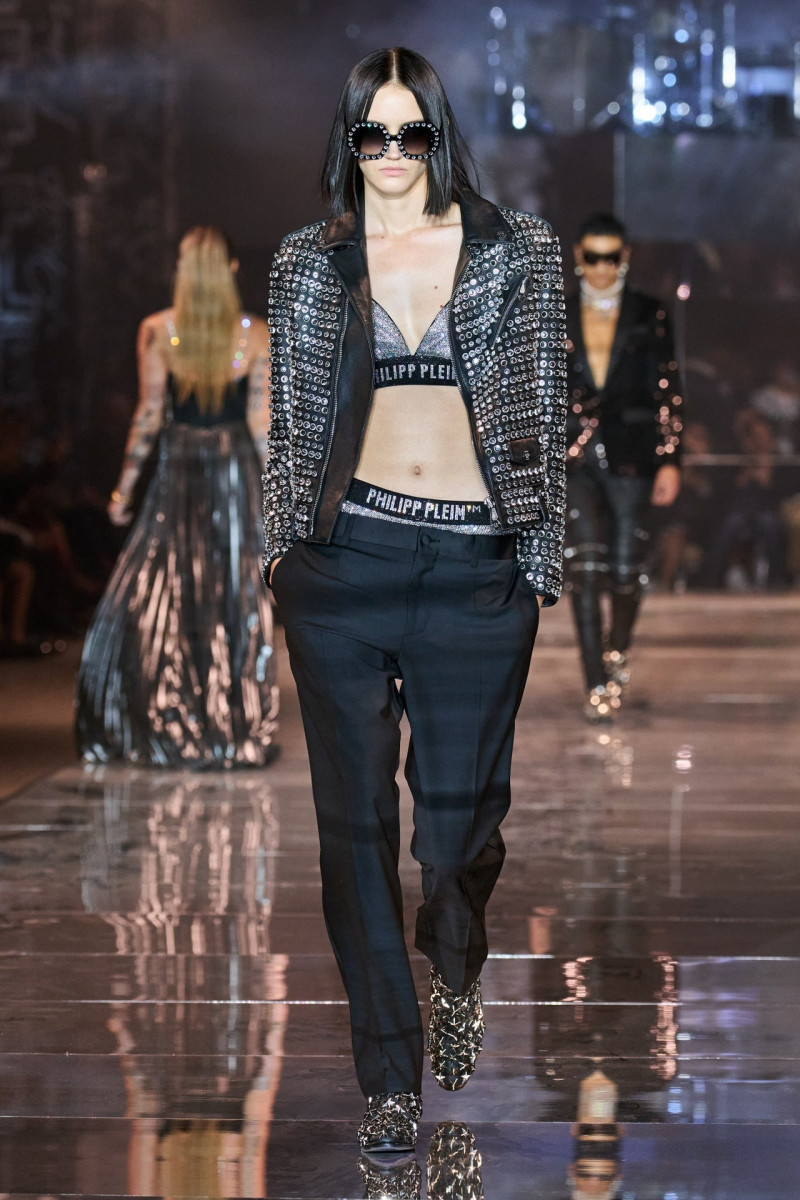 Birgit Veegen featured in  the Philipp Plein fashion show for Spring/Summer 2023