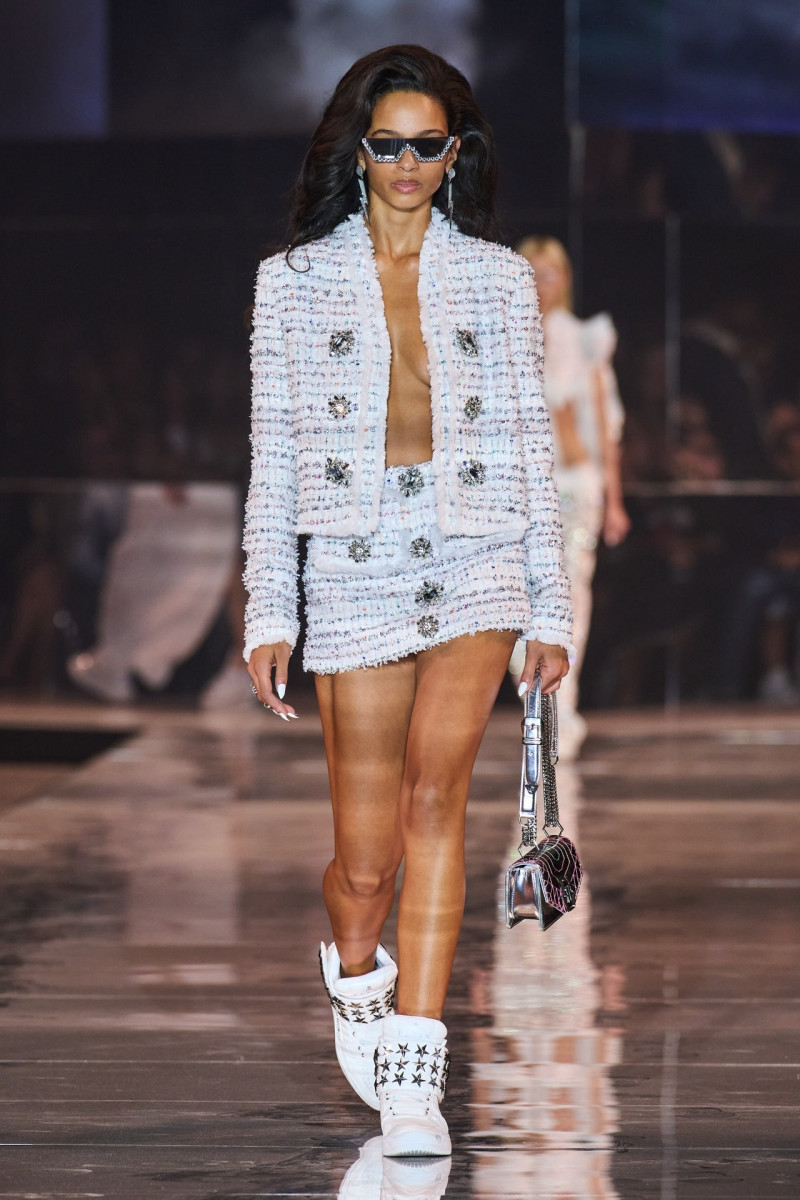 Raquel Brito featured in  the Philipp Plein fashion show for Spring/Summer 2023