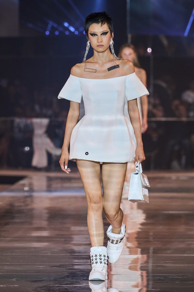 Yi Jiao Shan featured in  the Philipp Plein fashion show for Spring/Summer 2023