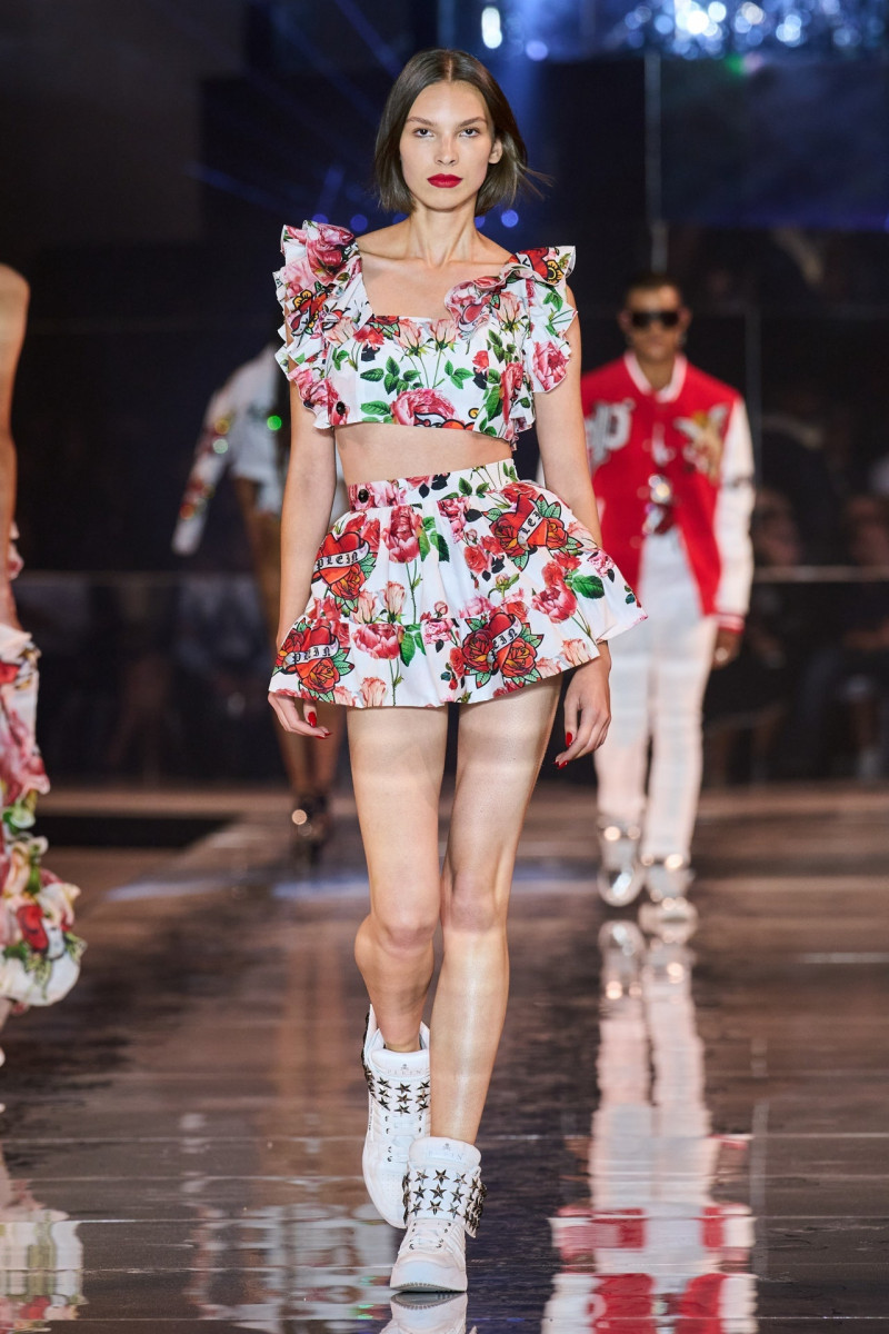 Anna Savka featured in  the Philipp Plein fashion show for Spring/Summer 2023