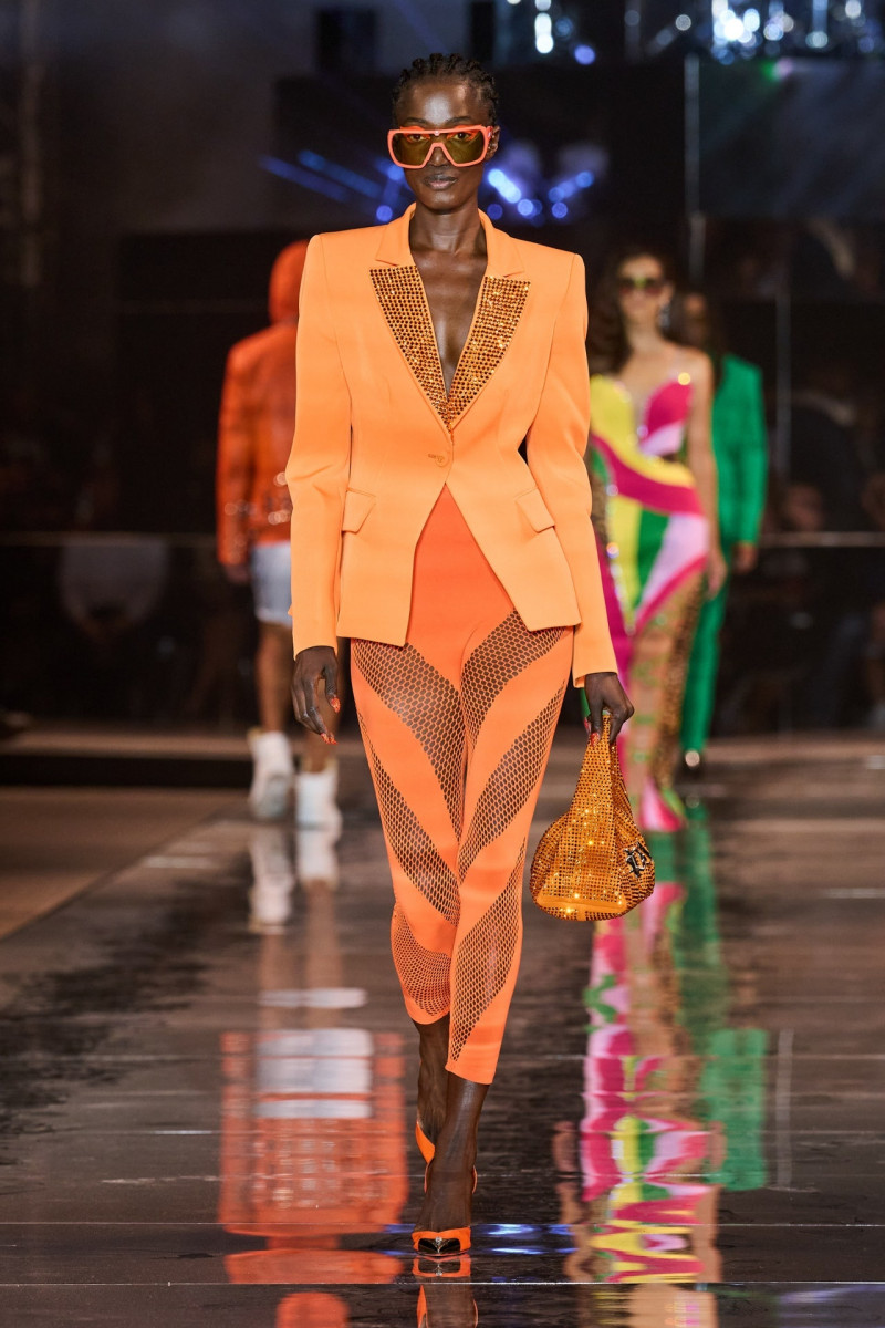 Rosalie Ndour featured in  the Philipp Plein fashion show for Spring/Summer 2023