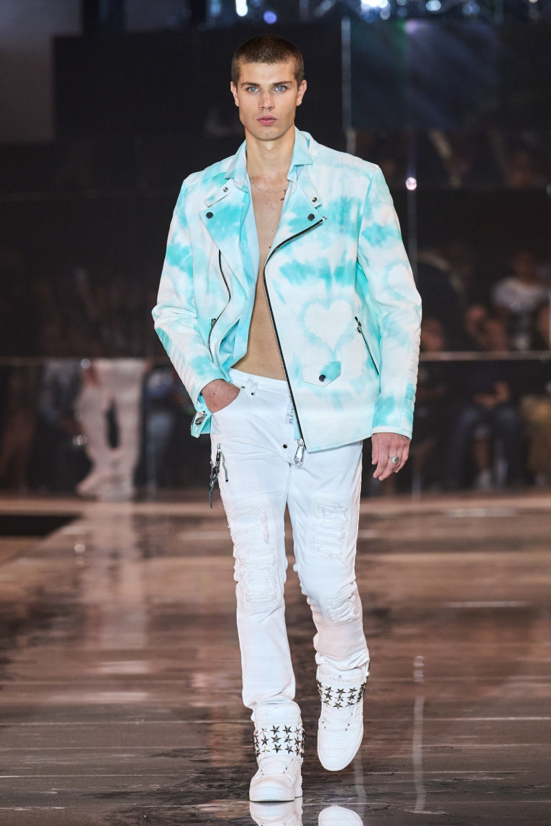 Gabriele Graziani featured in  the Philipp Plein fashion show for Spring/Summer 2023