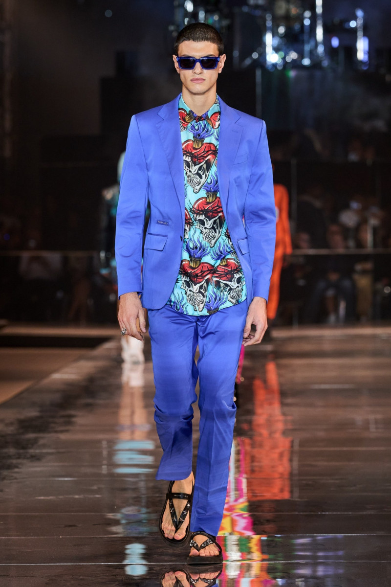 Gianluca Alessi featured in  the Philipp Plein fashion show for Spring/Summer 2023