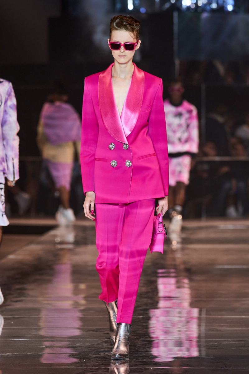Emily Driver featured in  the Philipp Plein fashion show for Spring/Summer 2023