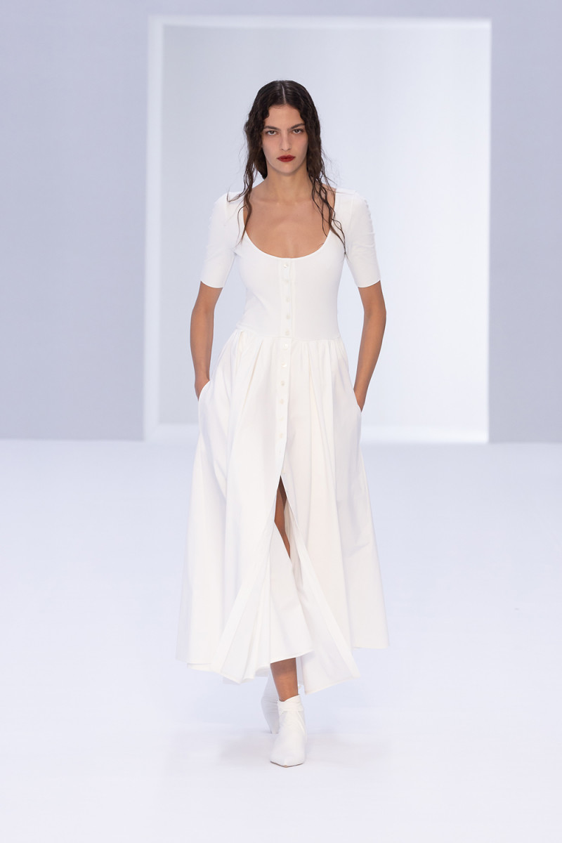 Africa Garcia featured in  the Philosophy di Lorenzo Serafini fashion show for Spring/Summer 2023