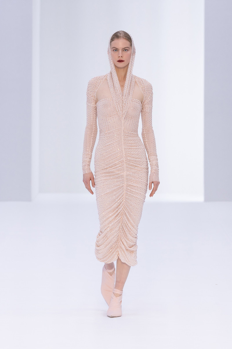 Jolie Alien featured in  the Philosophy di Lorenzo Serafini fashion show for Spring/Summer 2023