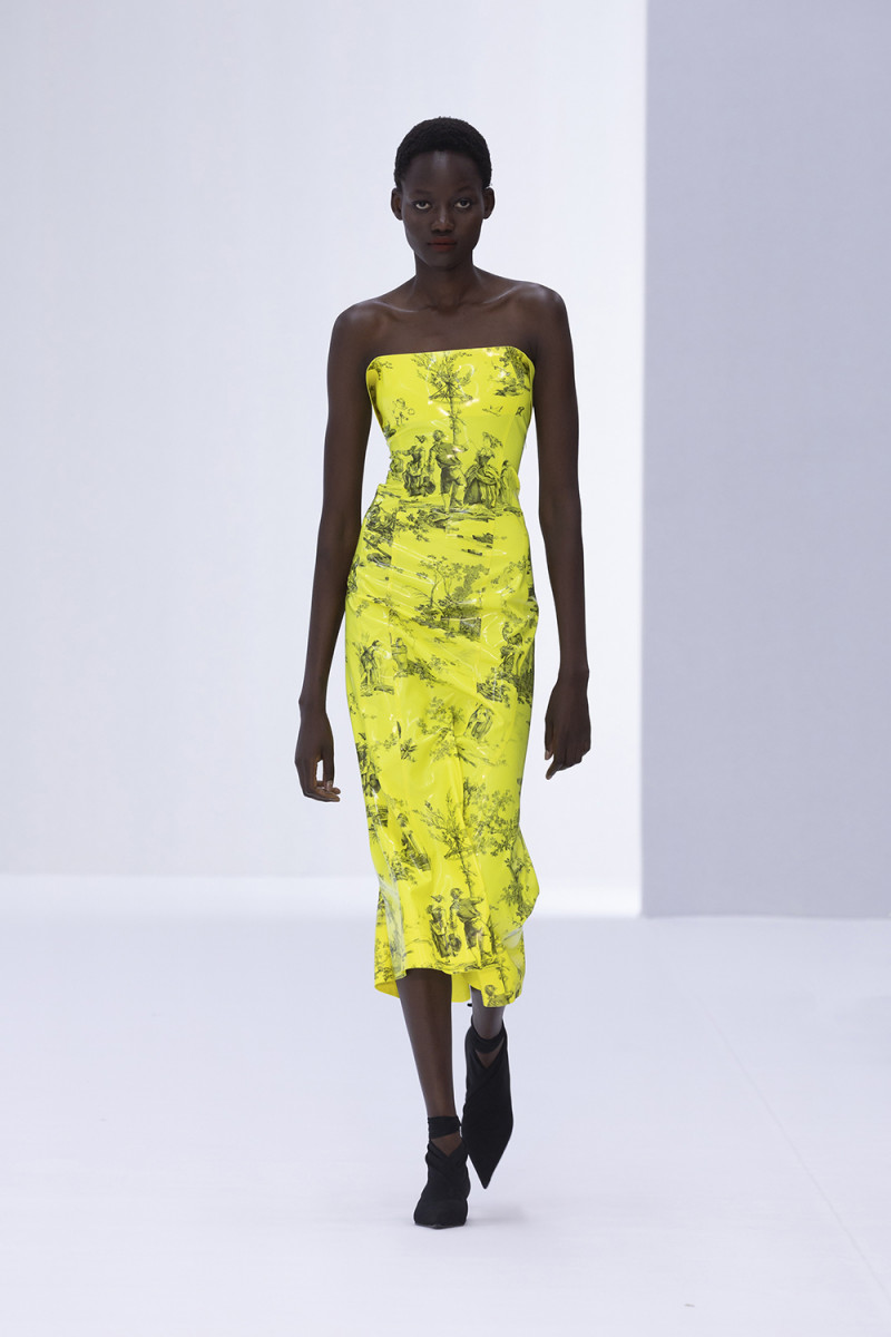 Caren Jepkemei featured in  the Philosophy di Lorenzo Serafini fashion show for Spring/Summer 2023
