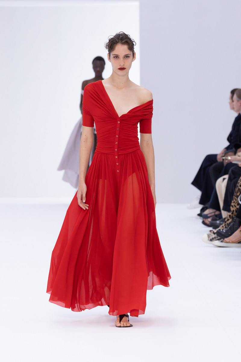 Martina Horak featured in  the Philosophy di Lorenzo Serafini fashion show for Spring/Summer 2023