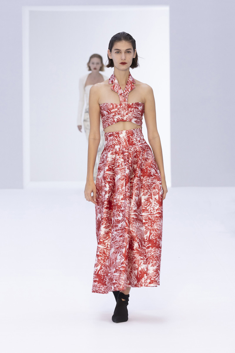Rayssa Medeiros featured in  the Philosophy di Lorenzo Serafini fashion show for Spring/Summer 2023