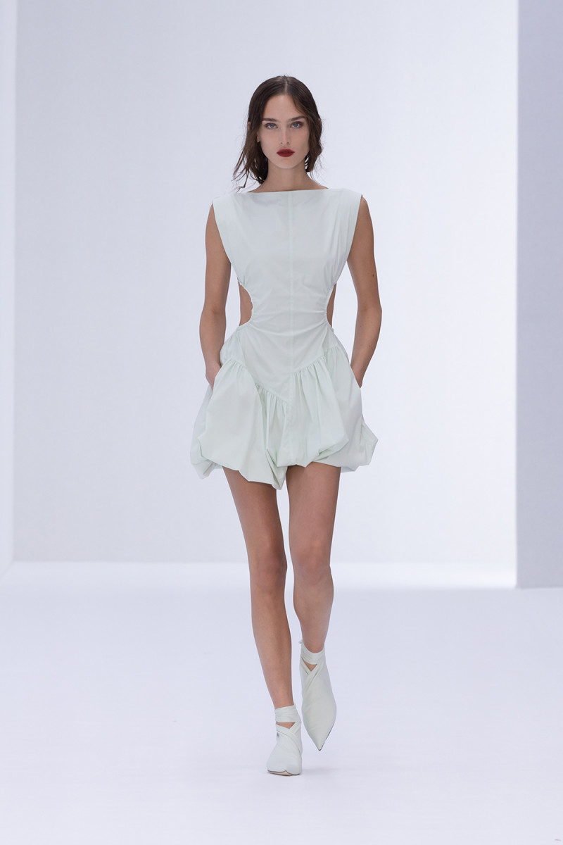 Claire Delozier featured in  the Philosophy di Lorenzo Serafini fashion show for Spring/Summer 2023