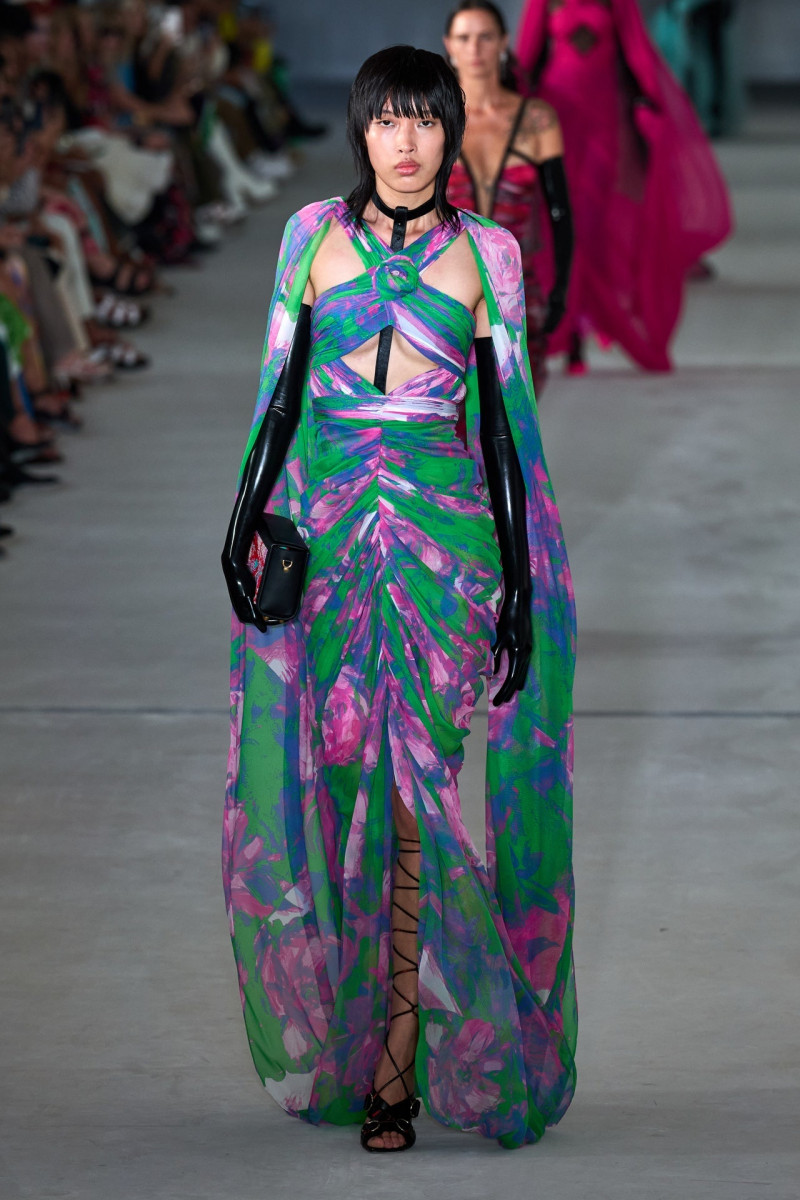 Dahan Phuong Oanh featured in  the Prabal Gurung fashion show for Spring/Summer 2023