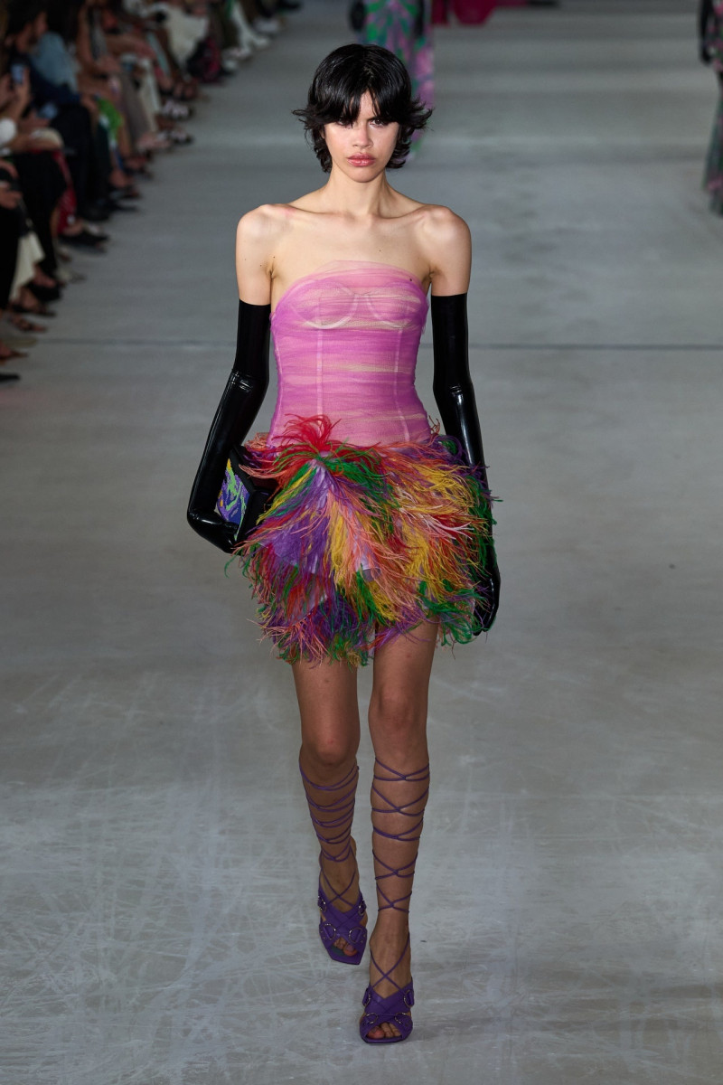 Valeria Gomez featured in  the Prabal Gurung fashion show for Spring/Summer 2023