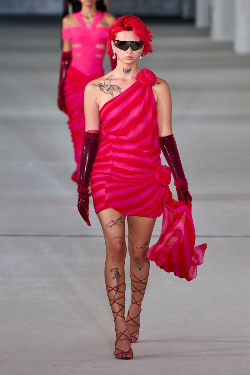 Skye Rose featured in  the Prabal Gurung fashion show for Spring/Summer 2023