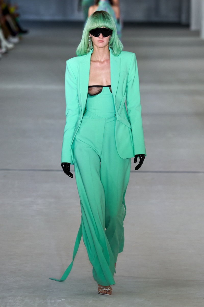 London Scully featured in  the Prabal Gurung fashion show for Spring/Summer 2023