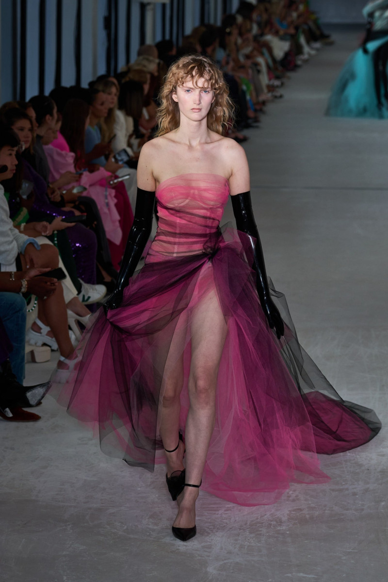 Liv Lamberth featured in  the Prabal Gurung fashion show for Spring/Summer 2023