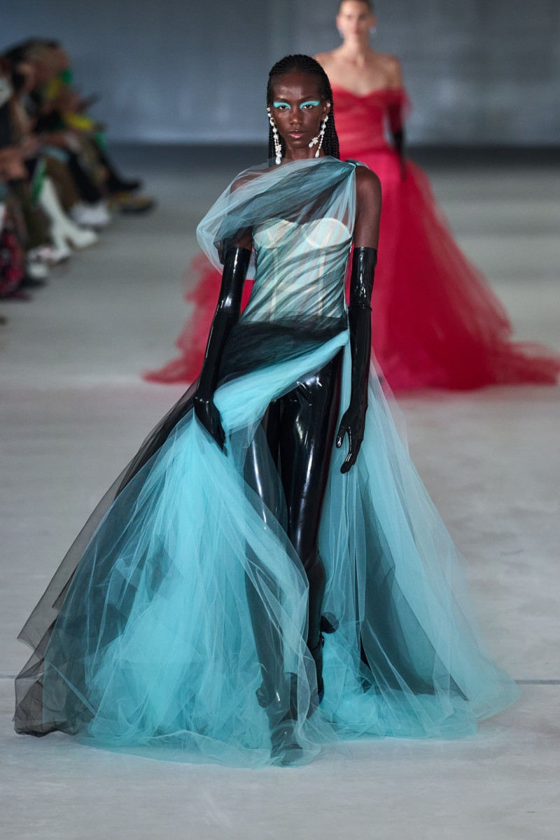 Skarla Ali featured in  the Prabal Gurung fashion show for Spring/Summer 2023