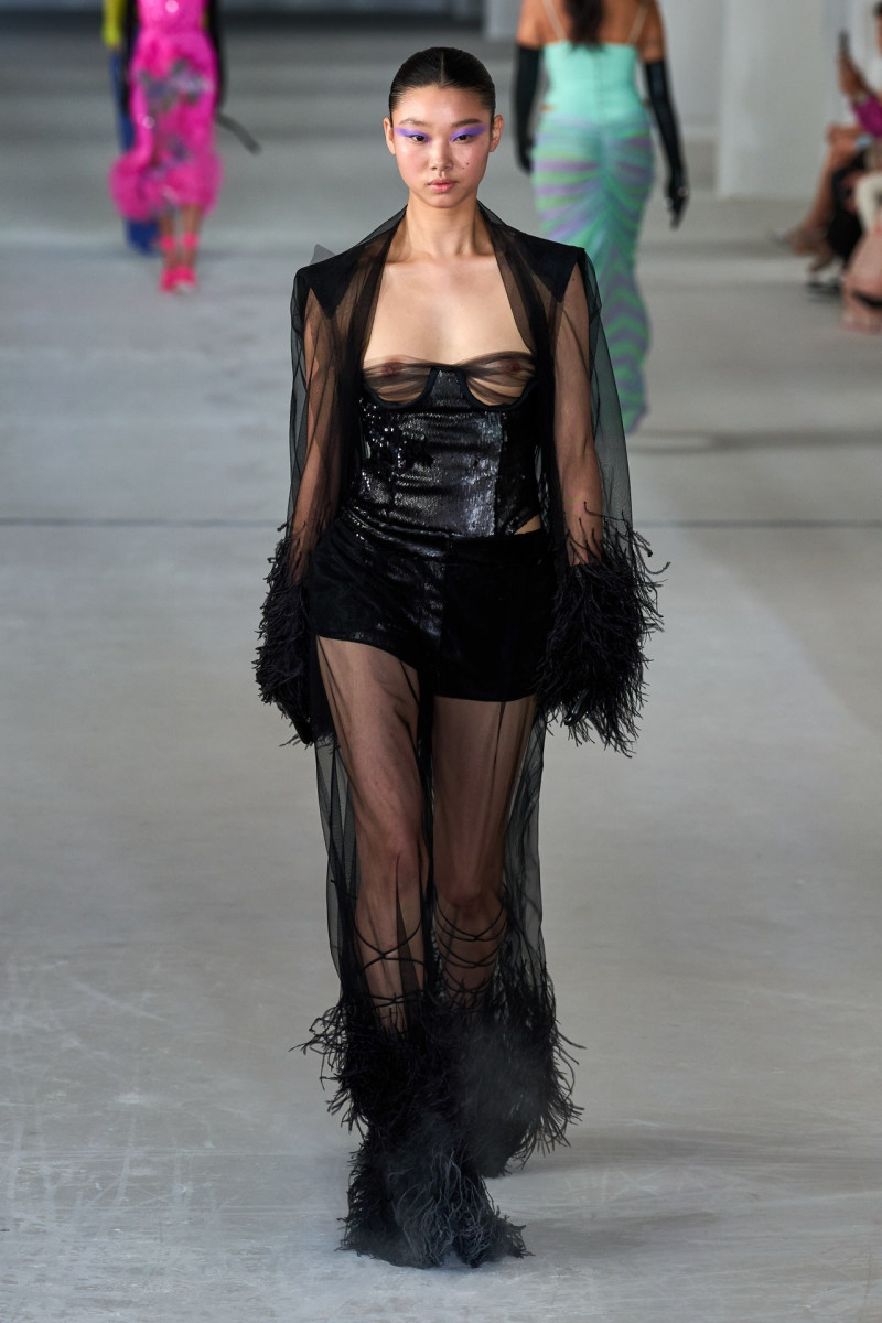 Yoon Young Bae featured in  the Prabal Gurung fashion show for Spring/Summer 2023