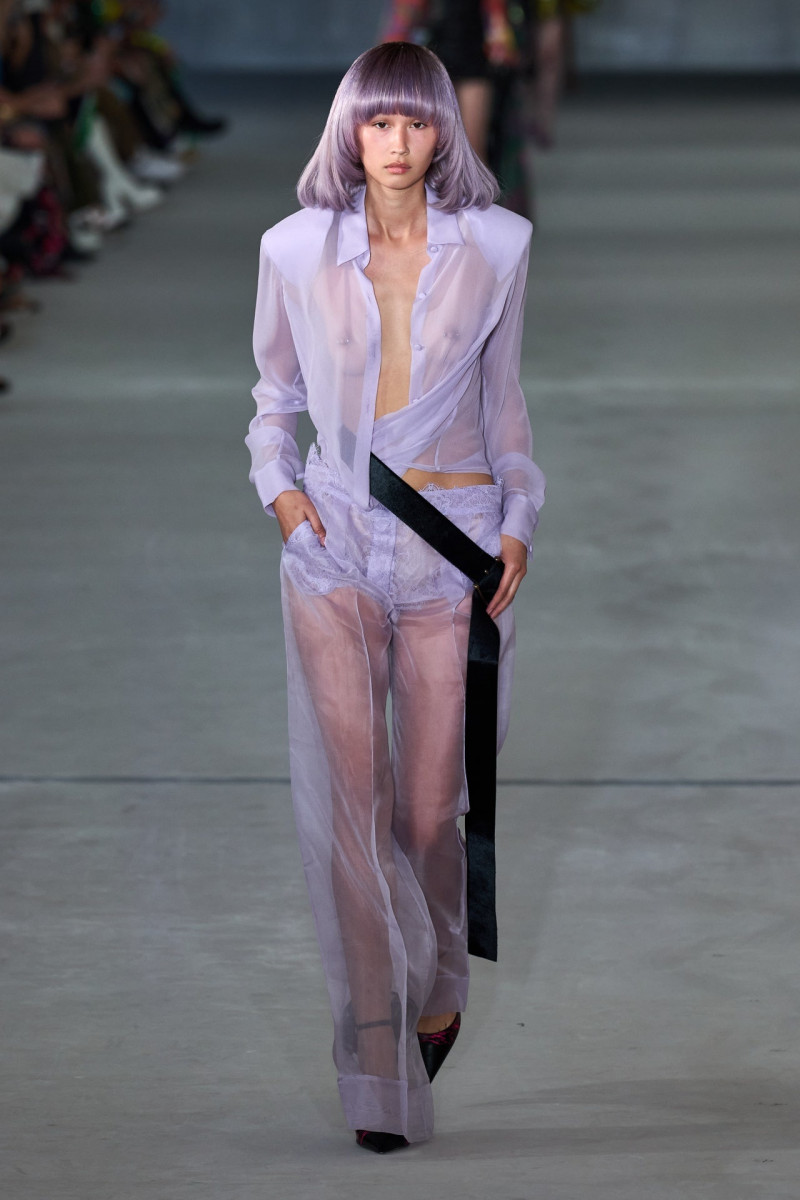 Lin Yap featured in  the Prabal Gurung fashion show for Spring/Summer 2023