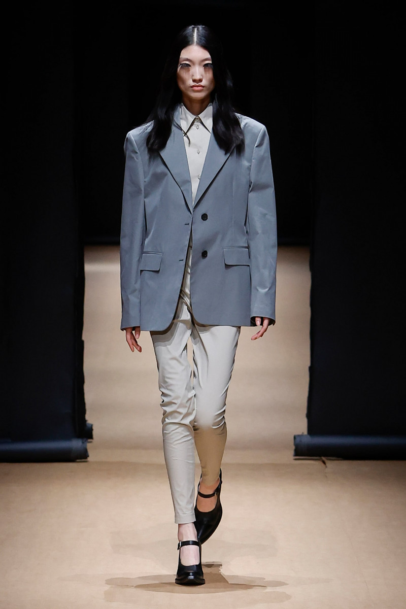 Yang Ling featured in  the Prada fashion show for Spring/Summer 2023