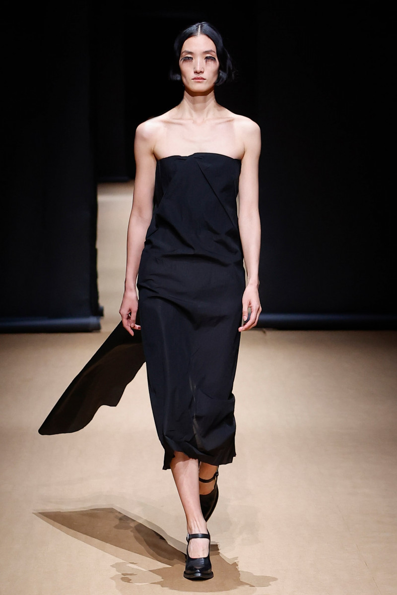 Lina Zhang featured in  the Prada fashion show for Spring/Summer 2023