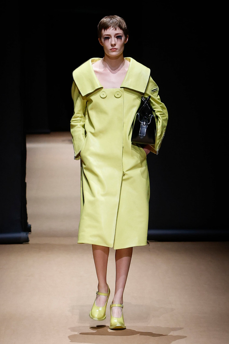 Celeste Fitzpatrick featured in  the Prada fashion show for Spring/Summer 2023