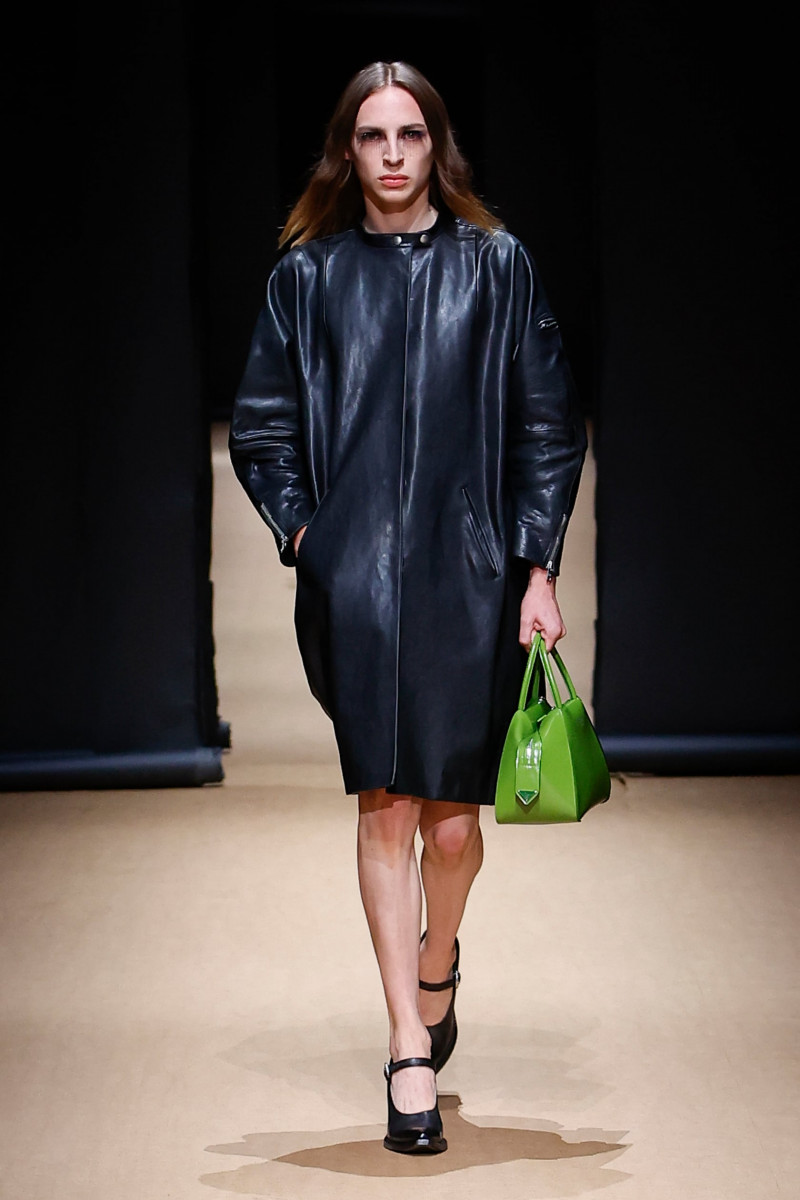 Bella Berghoef featured in  the Prada fashion show for Spring/Summer 2023