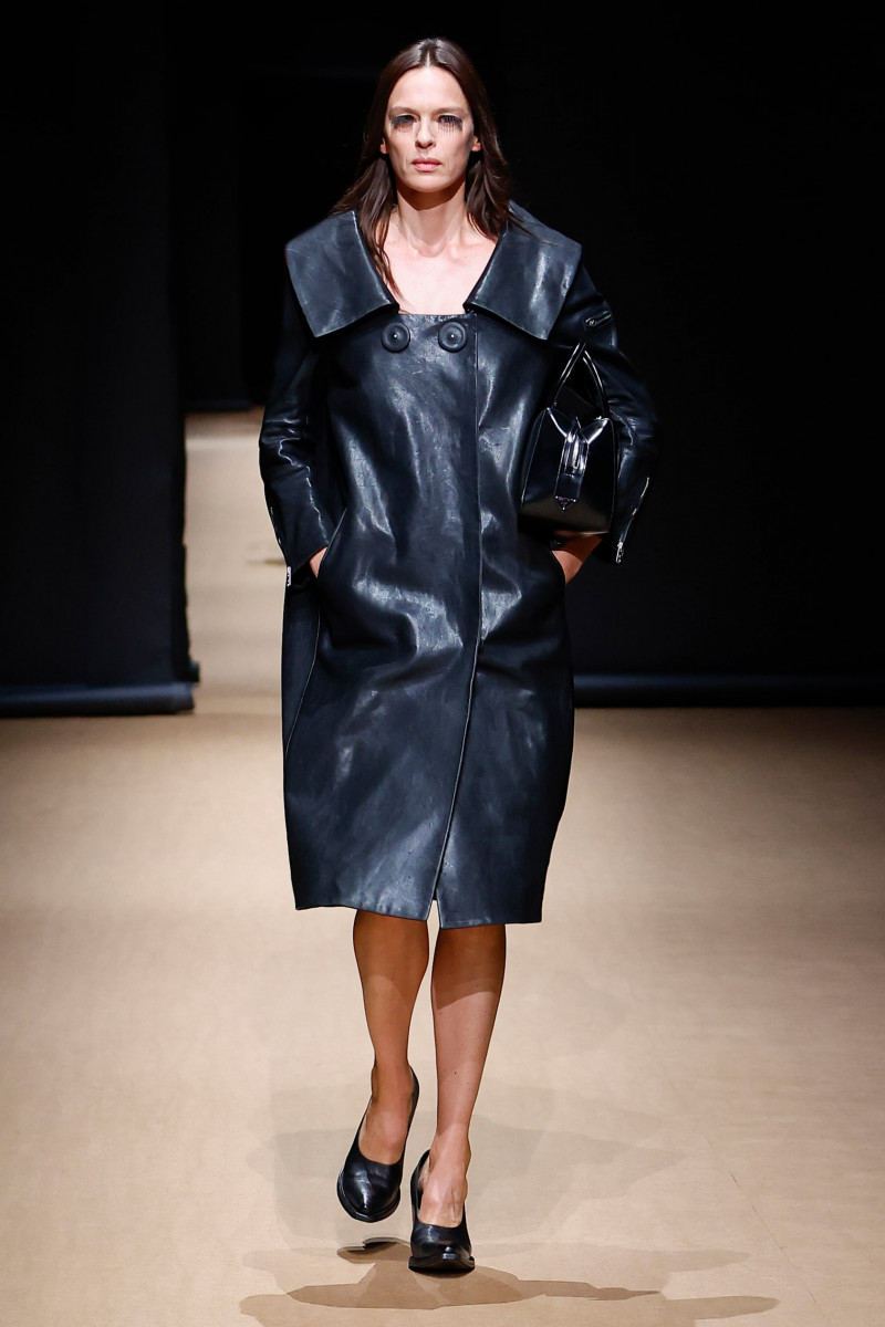 Elise Crombez featured in  the Prada fashion show for Spring/Summer 2023