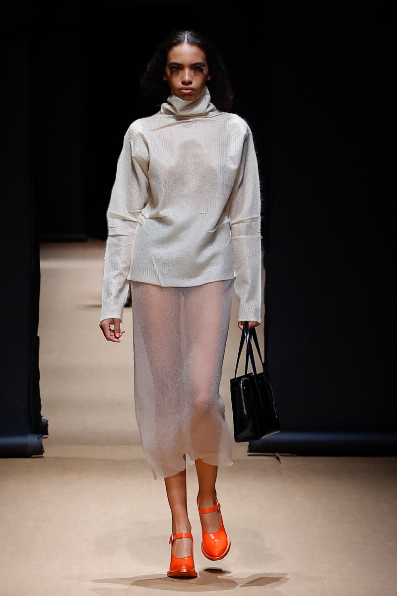 Carmina Diaz featured in  the Prada fashion show for Spring/Summer 2023