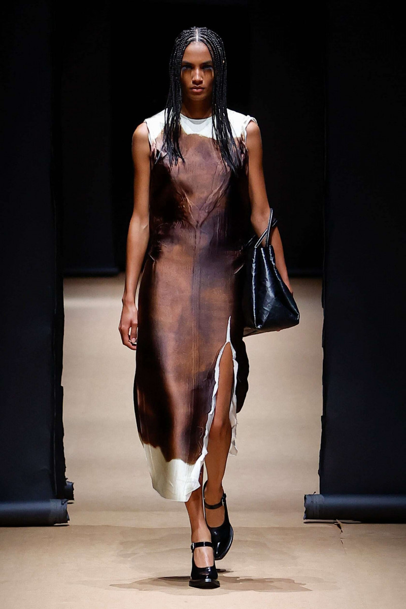 Sacha Quenby featured in  the Prada fashion show for Spring/Summer 2023