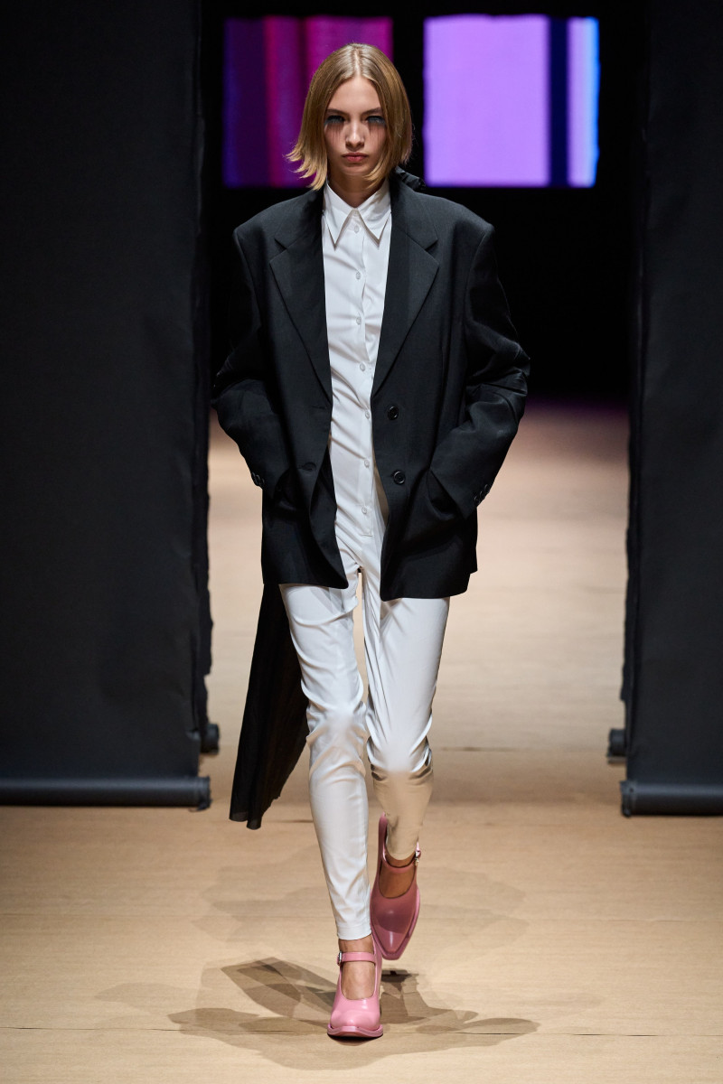 Rolf Schrader featured in  the Prada fashion show for Spring/Summer 2023