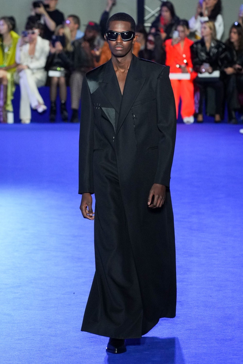 Rayan Lazac featured in  the Off-White fashion show for Spring/Summer 2023