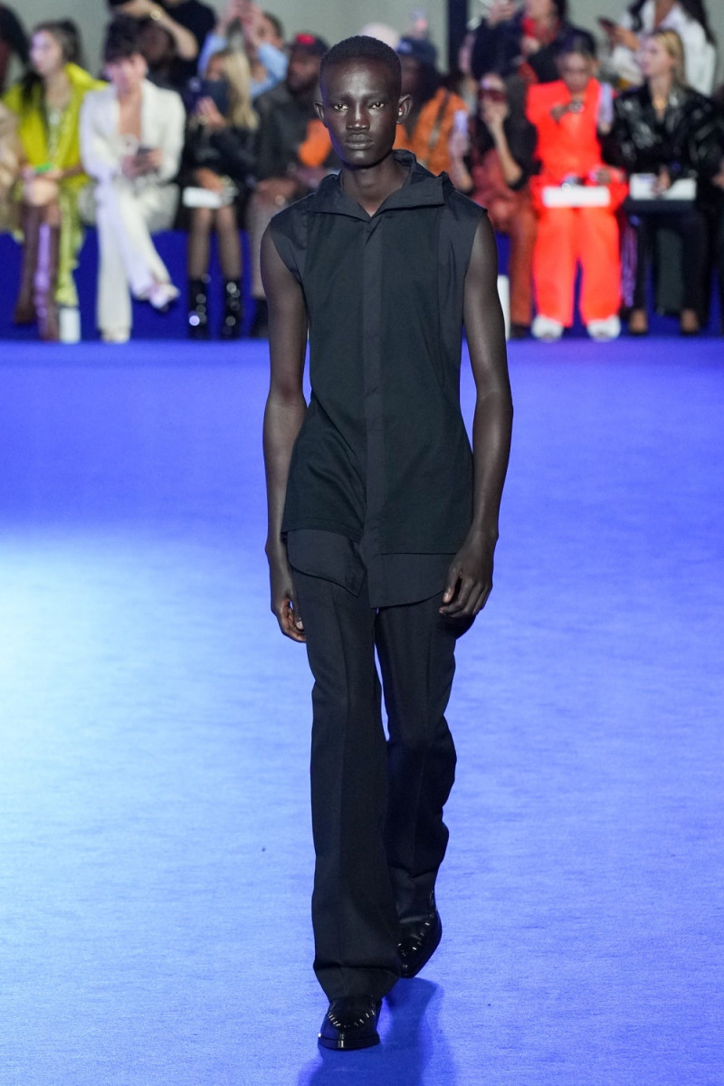 Goy Michael featured in  the Off-White fashion show for Spring/Summer 2023