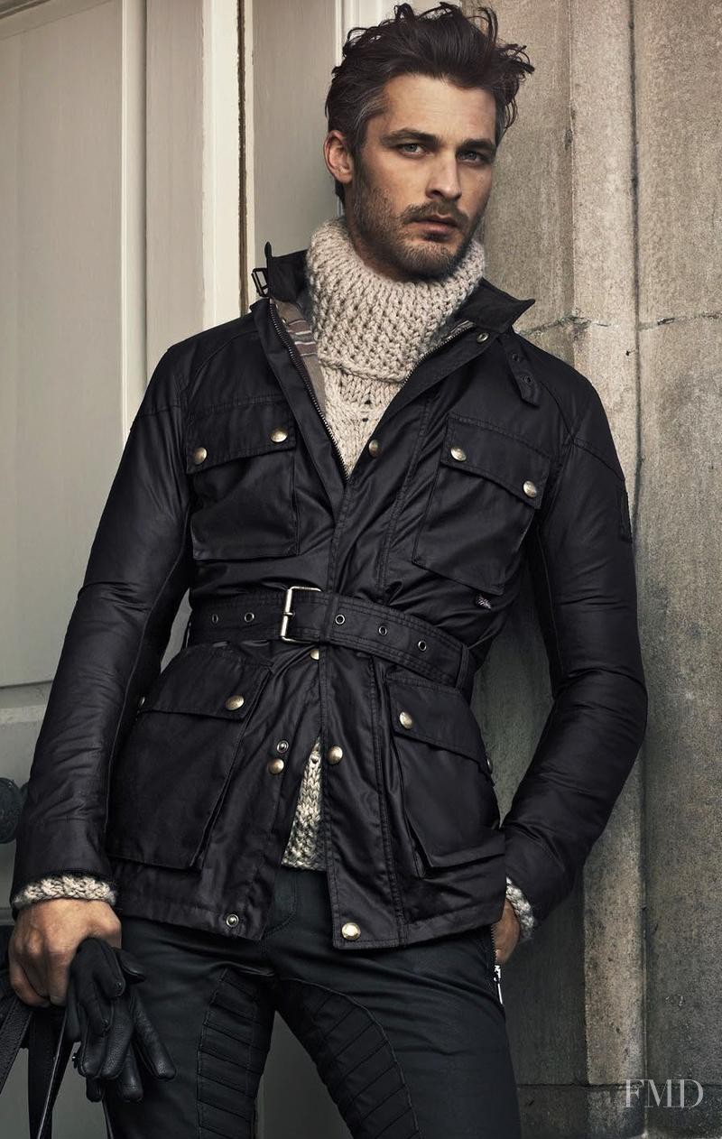 Ben Hill featured in  the Belstaff advertisement for Autumn/Winter 2013