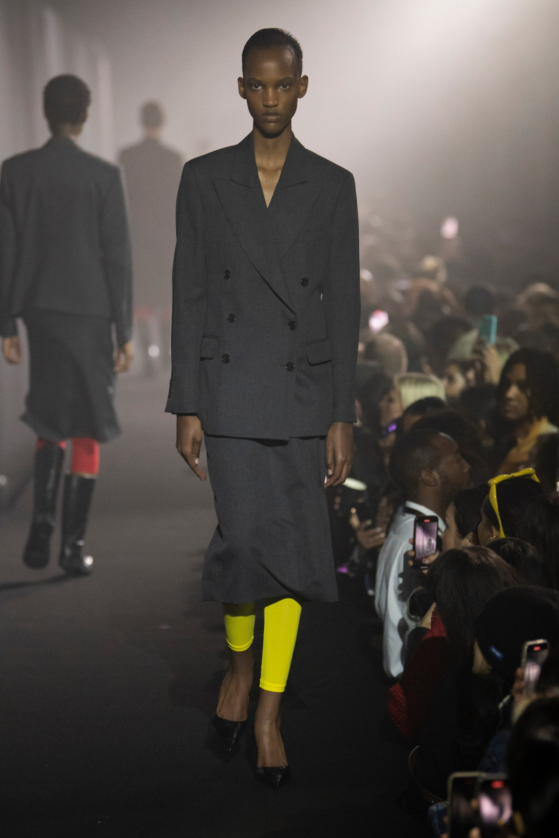 Edna Karibwami featured in  the Raf Simons fashion show for Spring/Summer 2023