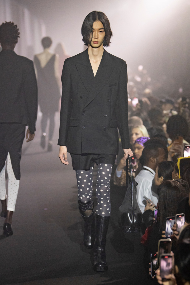 Gendai Funato featured in  the Raf Simons fashion show for Spring/Summer 2023