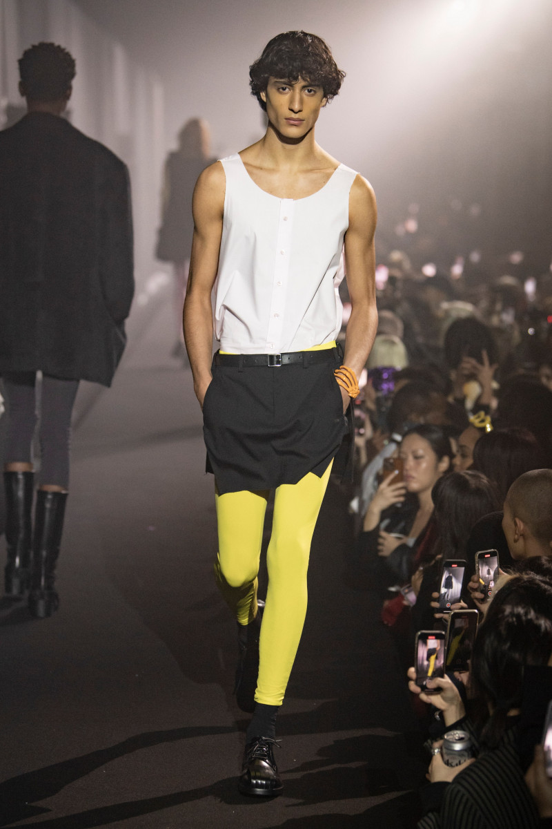 Yoesry Detre featured in  the Raf Simons fashion show for Spring/Summer 2023