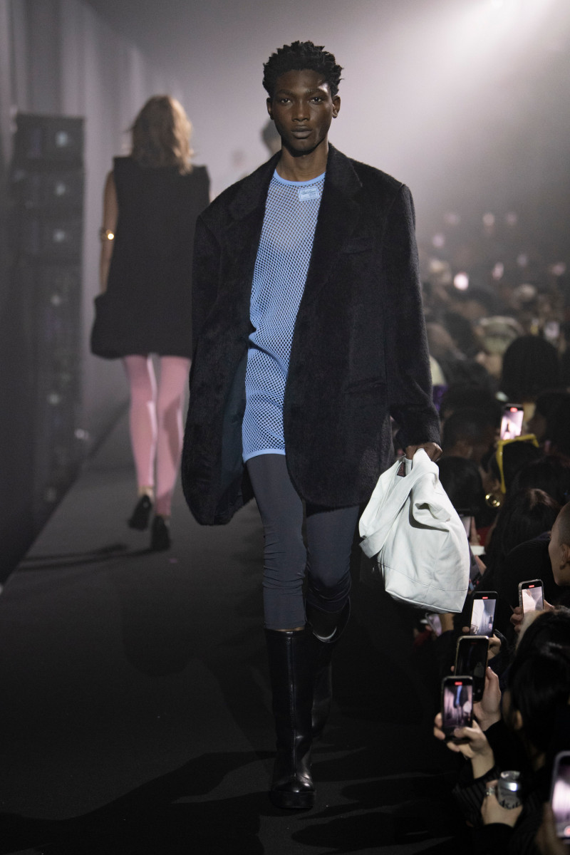 Nelson Ogah featured in  the Raf Simons fashion show for Spring/Summer 2023