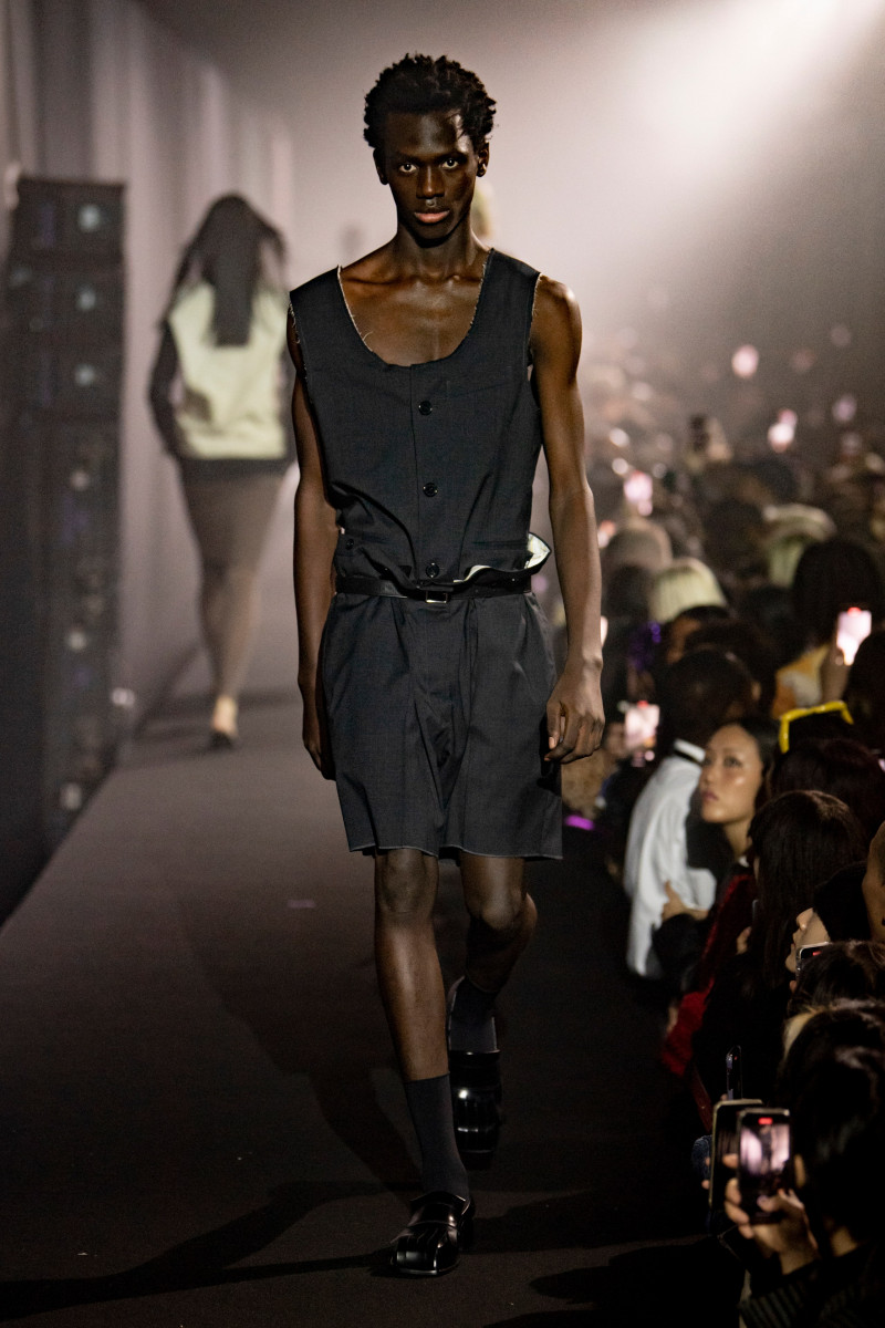 Hamaam Pelewura featured in  the Raf Simons fashion show for Spring/Summer 2023