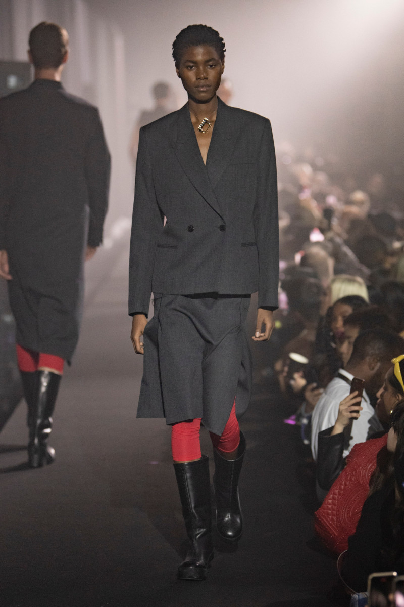 Victoria Fawole featured in  the Raf Simons fashion show for Spring/Summer 2023