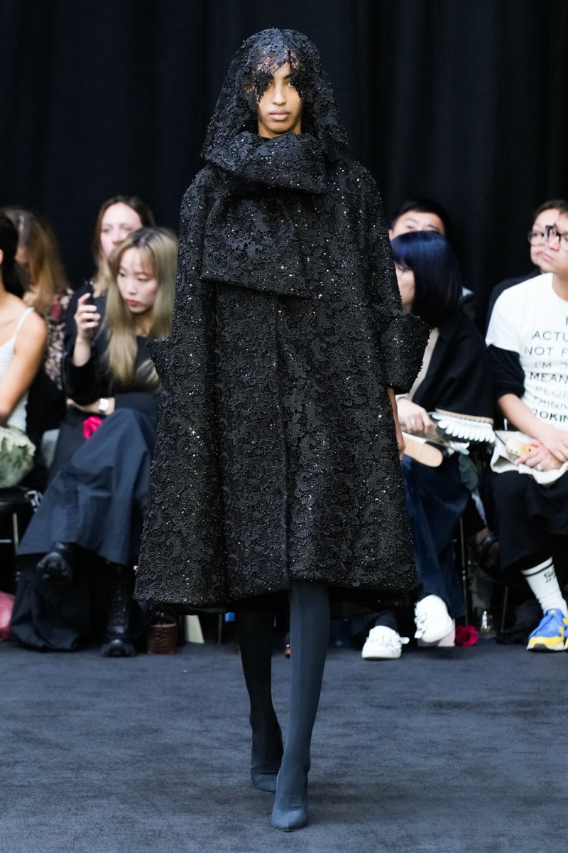 Yelibe Tilahun featured in  the Richard Quinn fashion show for Spring/Summer 2023