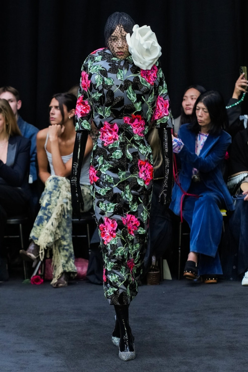 Agustina Yanque featured in  the Richard Quinn fashion show for Spring/Summer 2023